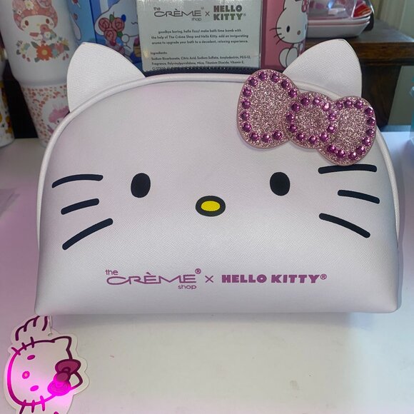 Other - The Creme Shop Hello Kitty Vinyl Makeup bag